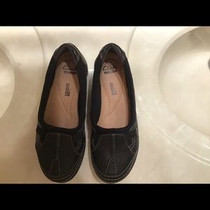 Clarks flat slip on shoe